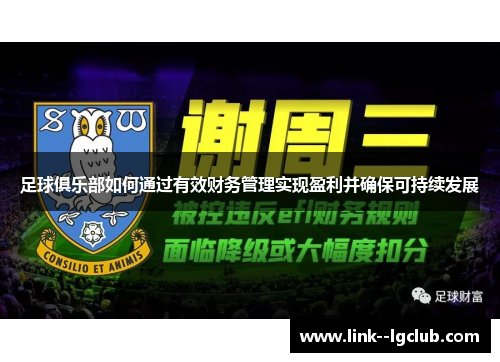 足球俱乐部如何通过有效财务管理实现盈利并确保可持续发展